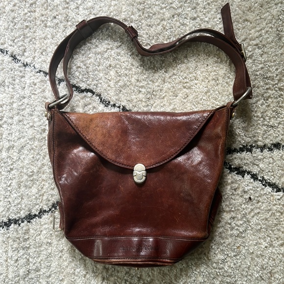 Marino Orlandi Handbags - vintage Marino Orlandi Shoulder bag leather boho purse